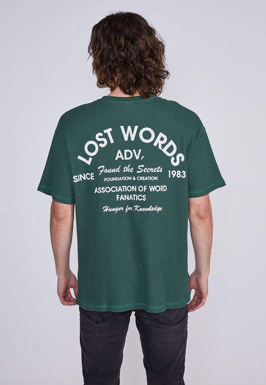 Polera Hombre  Waffle Verde Sioux