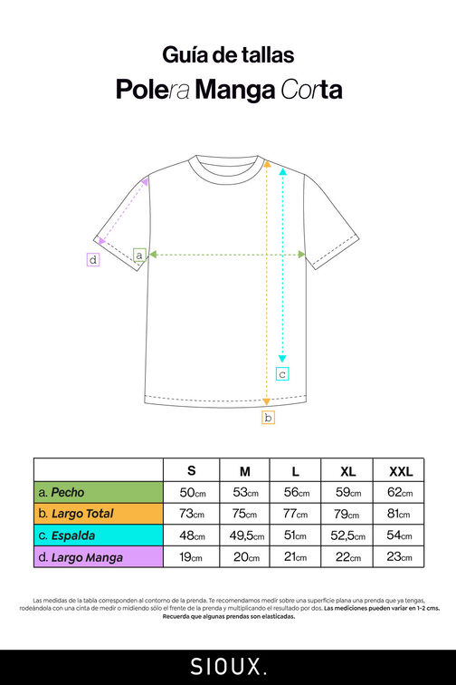 Polera Hombre  Mono Gris Sioux