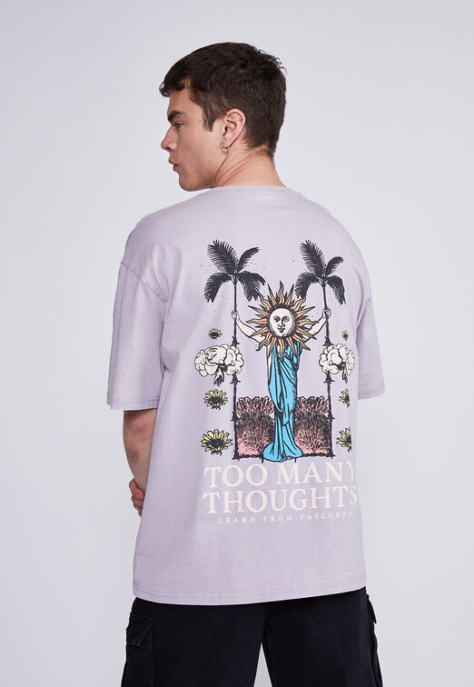 Polera Hombre Lila Sol Sioux