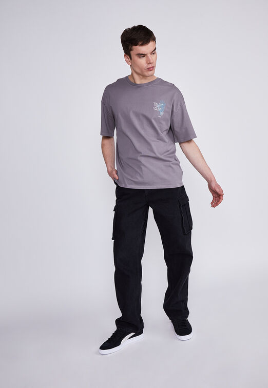 Polera Hombre Gris Mano Sioux