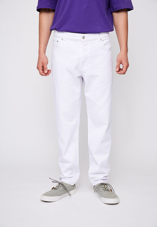 Jeans Slim Fit White Sioux