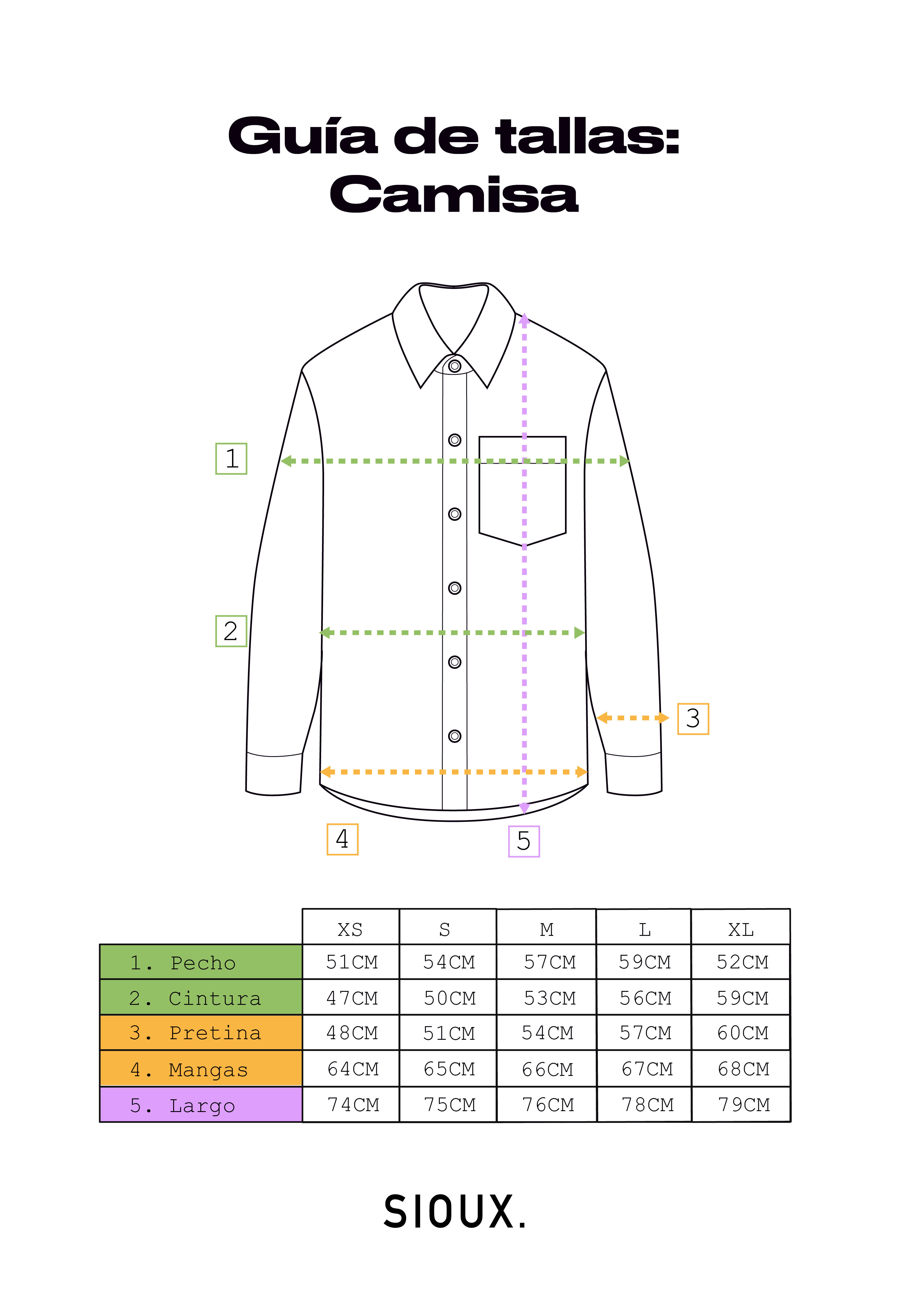 Camisa talla s best sale
