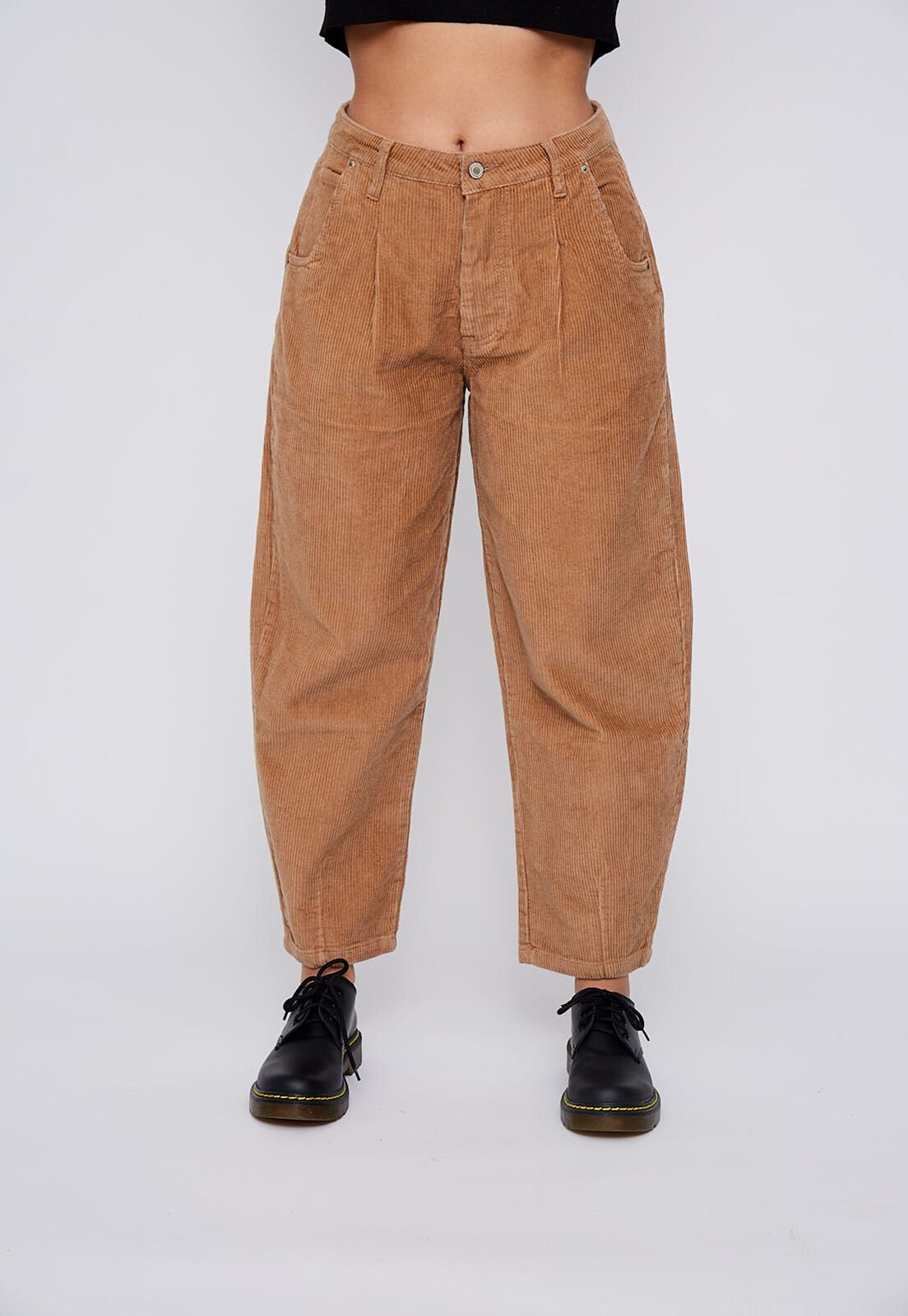 Pantalon shop cotele mujer