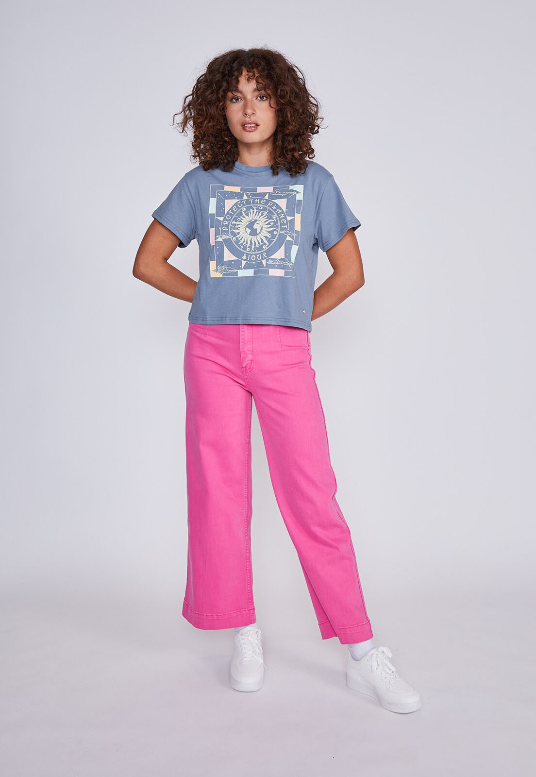 Poleras jeans para mujer deals