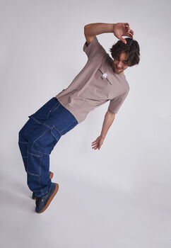 Jeans Hombre Azul Recto Contraste Sioux