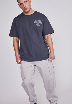 Pantalon Hombre Gris Cargo Regular Sioux