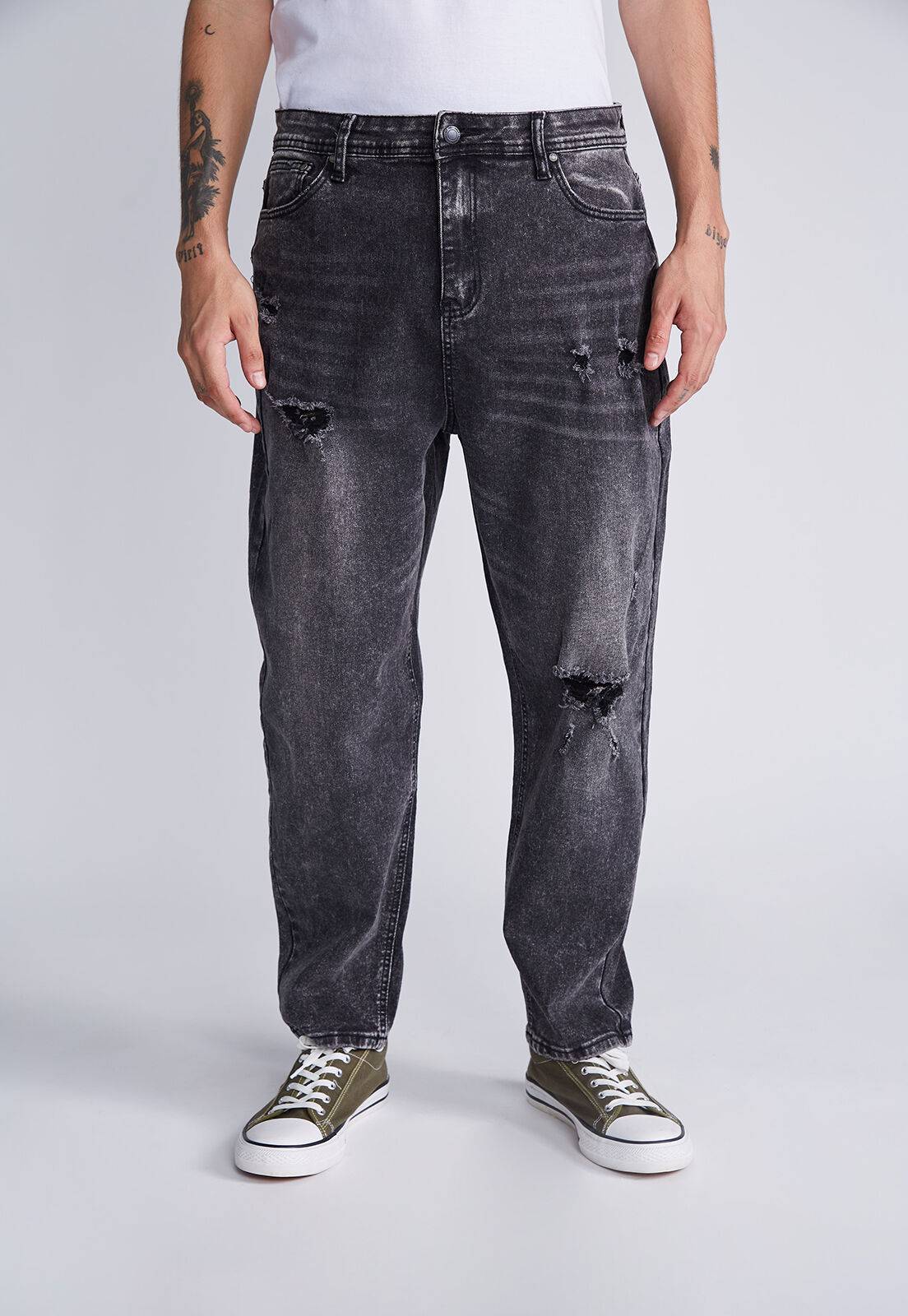 Pantalones loose sales fit hombre