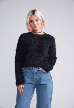 Sweater Shaggy Negro Sioux