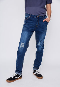 Jeans Skinny Basic Azul Sioux