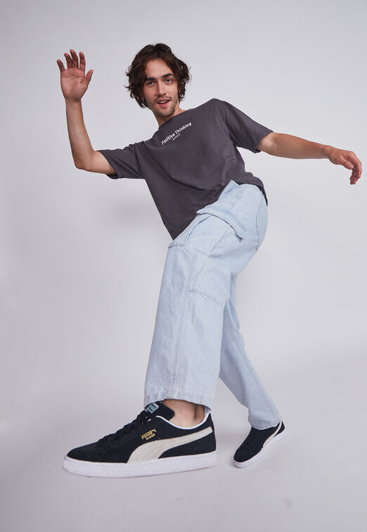 Jeans Hombre Celeste Cargo Claro Sioux