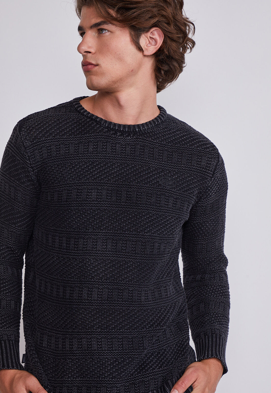 Sweater hombre tejido deals