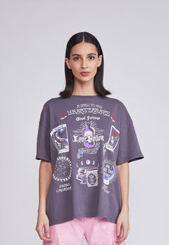 Polera Mujer Love Potion Gris Sioux   