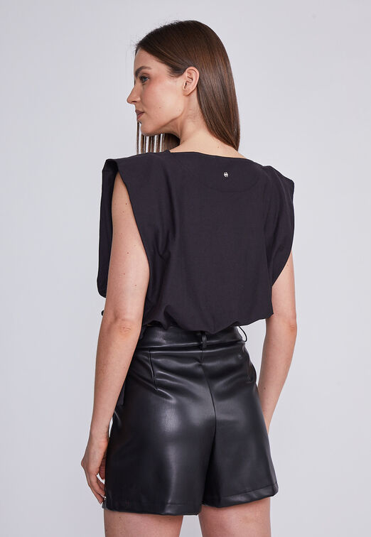 Peto Mujer Negro Amarra Cintura Sioux