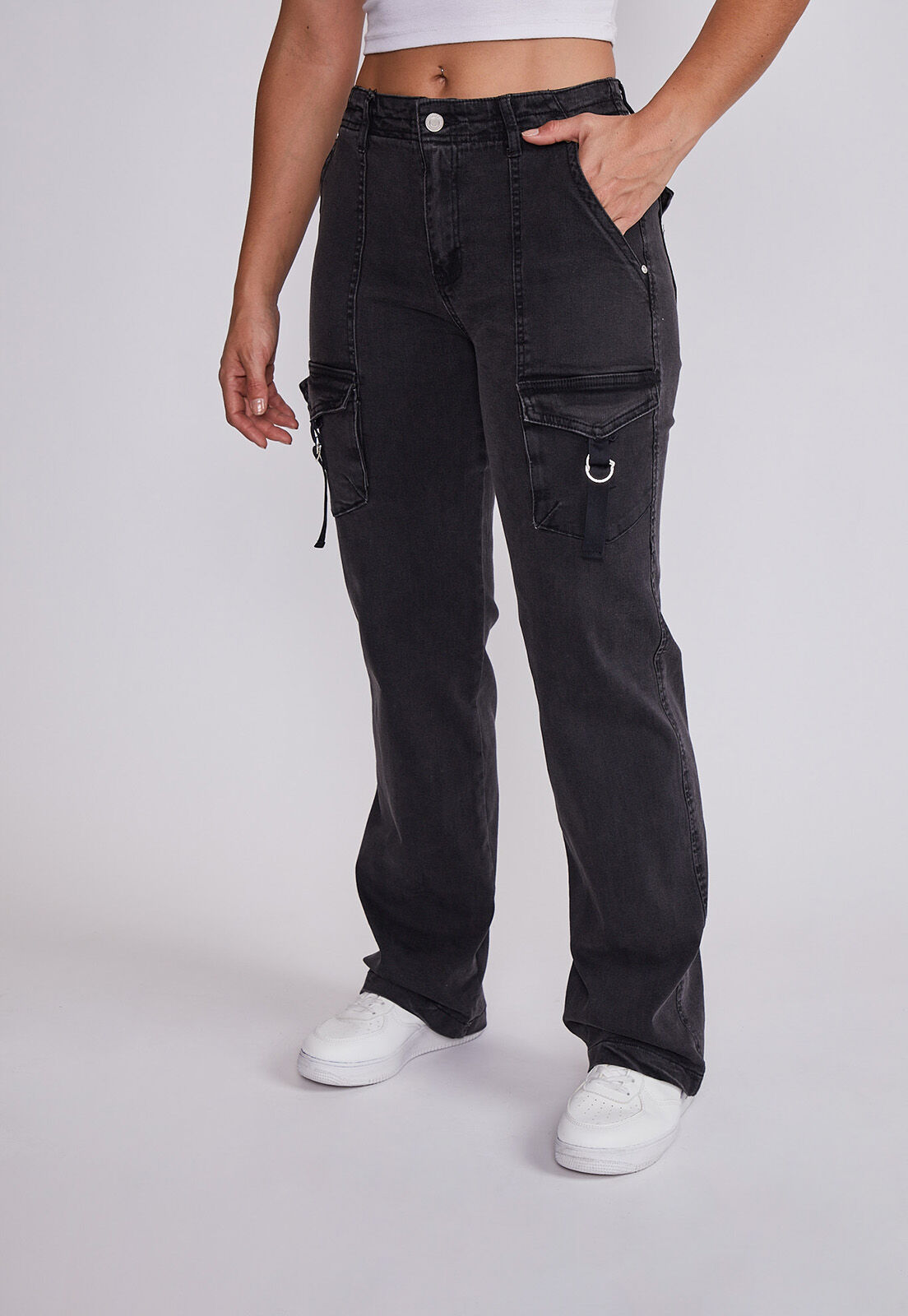SIOUX JEANS Moda y Tendencia SIOUX JEANS Compre Jeans Mujer Negro Recto Con Bolsillos Sioux Por CLP 19990 SIOUX JEANS