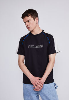 Polera Hombre Azul Bi Color Sioux