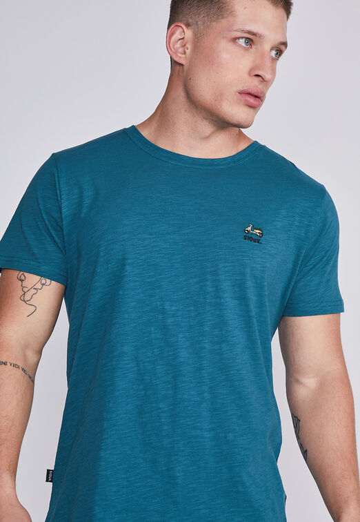 Polera Hombre Verde Moto Sioux