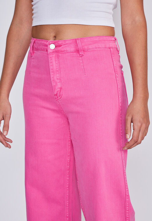 Jeans Mujer  Elasticado Rosado Sioux