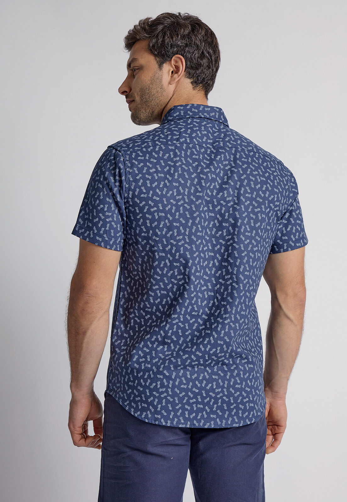 Camisa piñas hombre hot sale