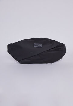 Bolso Tipo Banano Geometrico Negro Sioux