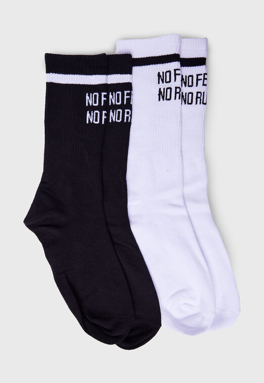 Calcetines Pack Black White Sioux