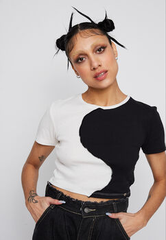 Polera Full Yin Yang Blanco Sioux