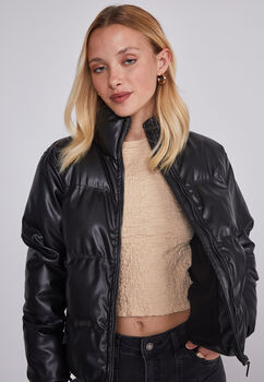 Chaqueta Mujer Puffa Negro Sioux