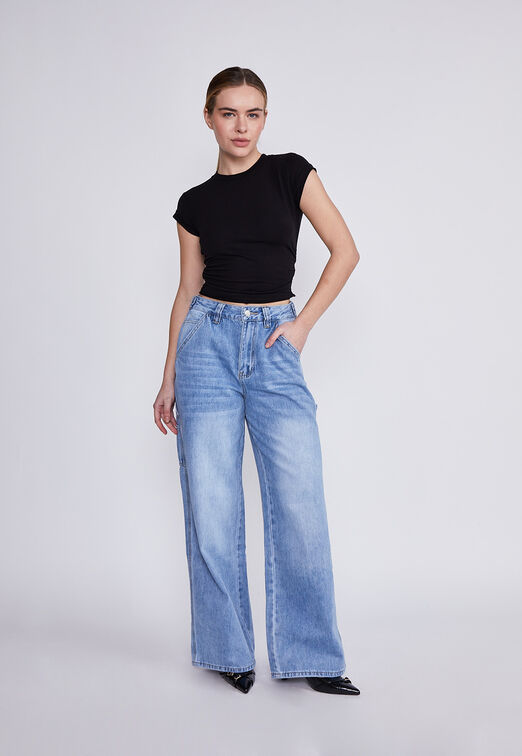 Jeans Mujer Celeste Carpintero Sioux