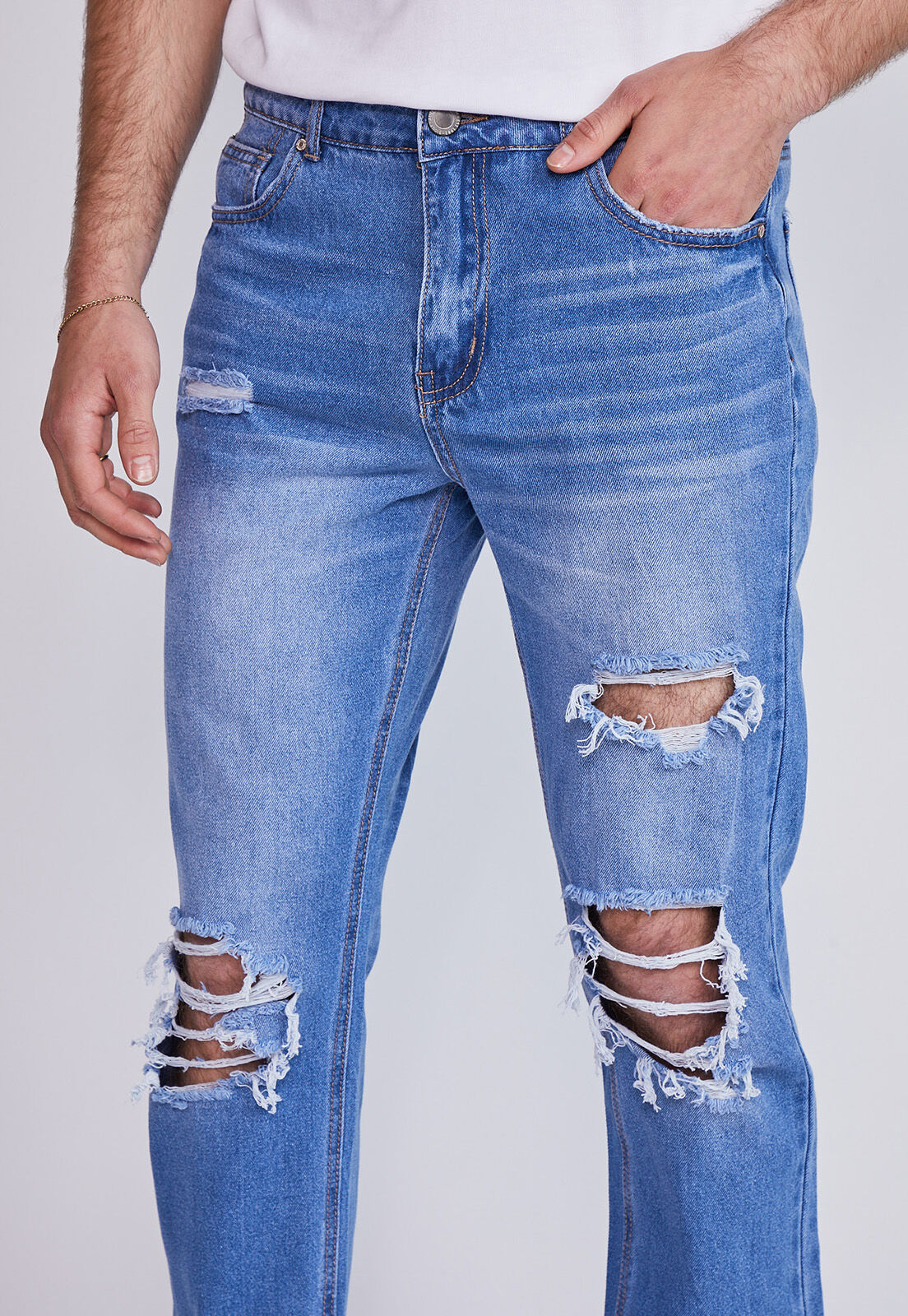 Pantalones destroyer para best sale hombre
