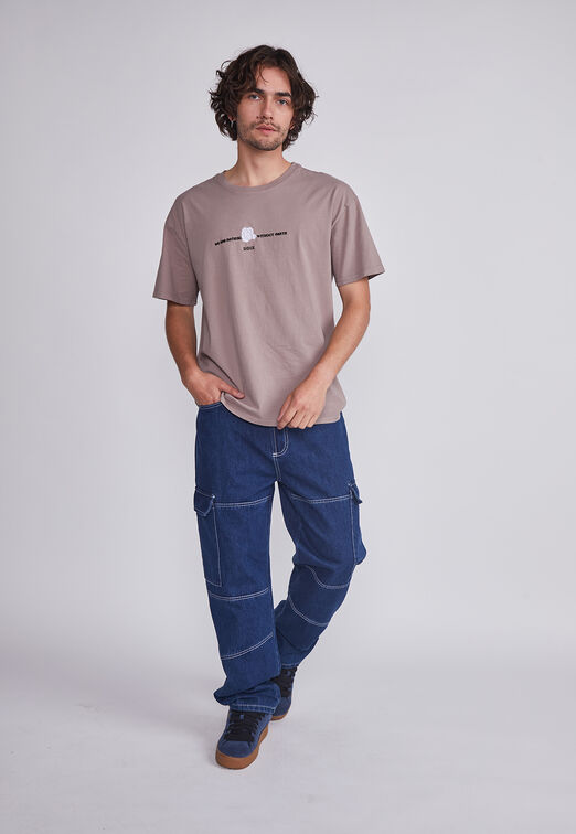 Jeans Hombre Azul Recto Contraste Sioux