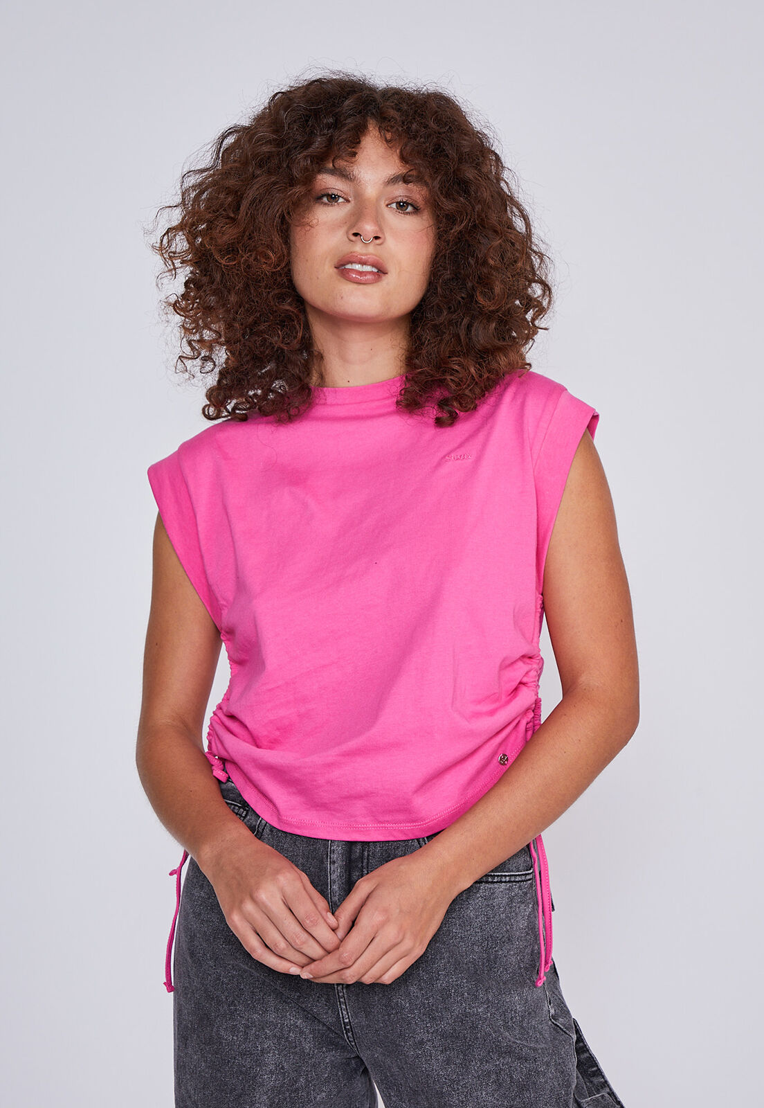 SIOUX JEANS Moda y Tendencia SIOUX JEANS Compre Polera Mujer Sisa Larga Fucsia Sioux Por CLP 4990 SIOUX JEANS