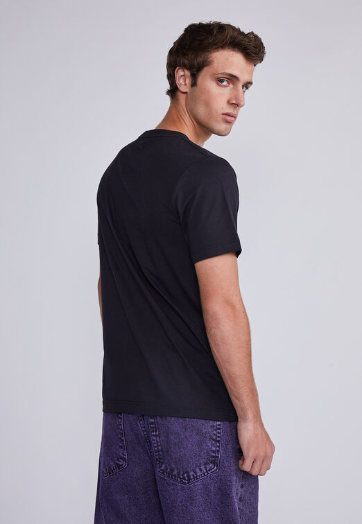 Polera Hombre Negro Visual Reality Sioux