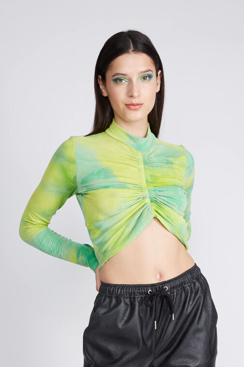 POLERA TIE DYE BEATLE VERDE SIOUX