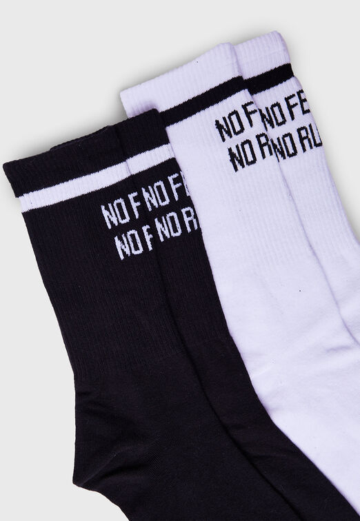 Calcetines Pack Black White Sioux