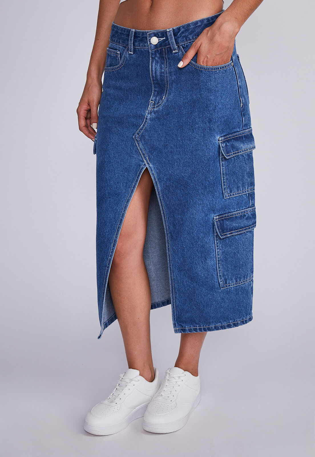 SIOUX JEANS Moda y Tendencia SIOUX JEANS Compre Falda Mujer Azul Denim Sioux Por CLP 9990 SIOUX JEANS