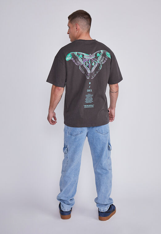 Jeans Hombre Azul Regular Baggy Sioux