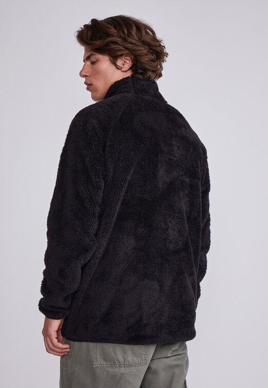 Polar Hombre Negro Peludo Cierre Completo Sioux
