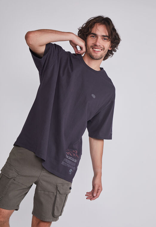 Polera Hombre Acero Montanas Sioux