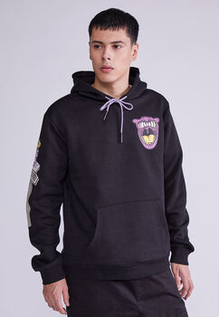 Poleron Con Gorro Pull Over Boca Negro Sioux