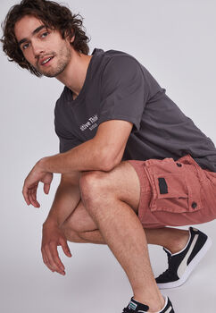 Bermuda Hombre Rojo Cargo Sioux