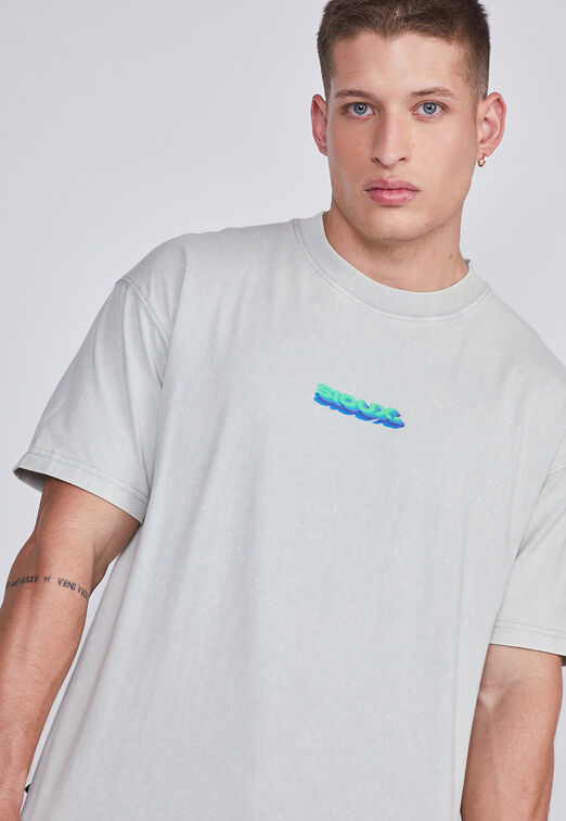 Polera Hombre Gris Colores Sioux