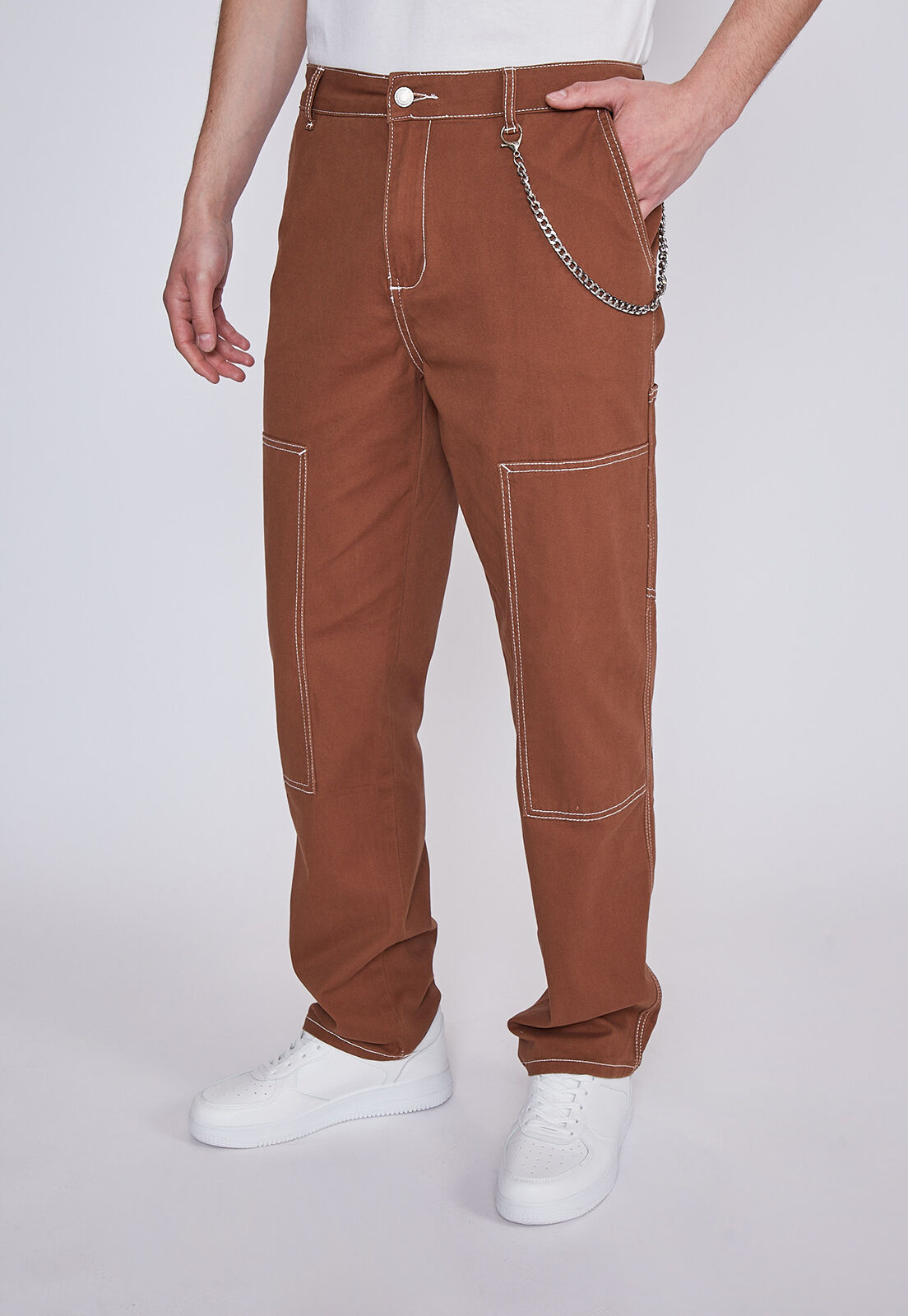 Cadena pantalon hombre deals