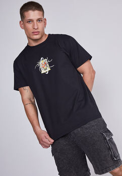 Polera Hombre Negro Week Sioux
