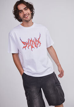 Polera Hombre Blanco Week Orange Sioux