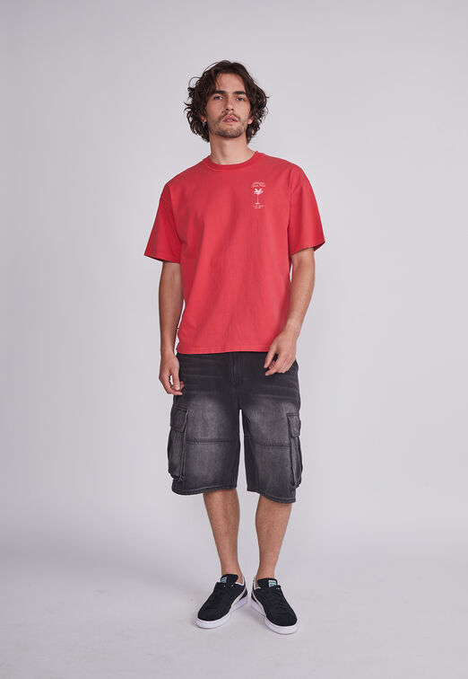 Bermuda Hombre Gris Cargo Sioux