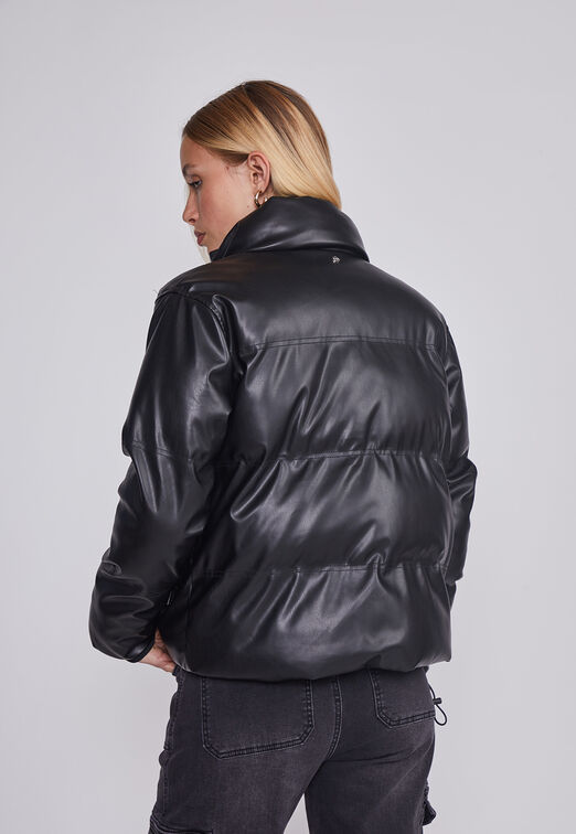 Chaqueta Mujer Puffa Negro Sioux