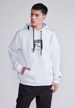 Poleron Pull Over Japo Blanco Sioux