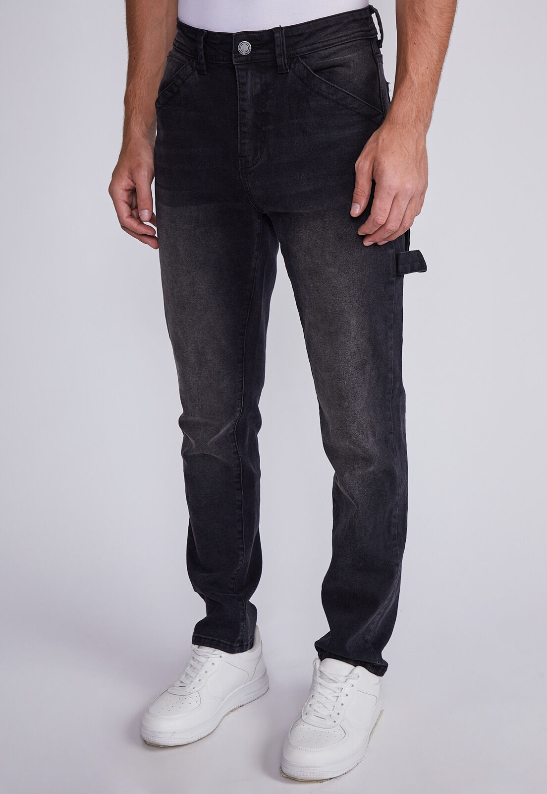 SIOUX JEANS Moda y Tendencia SIOUX JEANS Compre Jeans Hombre Negro Slim Bolsillos Carpintero Sioux Por CLP 16990 SIOUX JEANS
