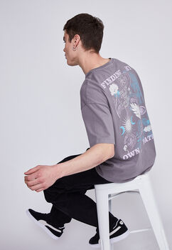 Polera Hombre Gris Mano Sioux