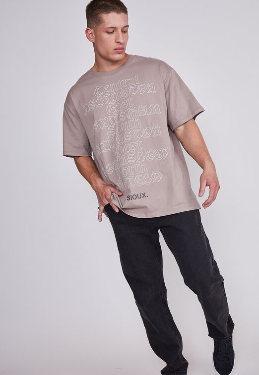 Jeans Hombre Negro Slim Basico Sioux