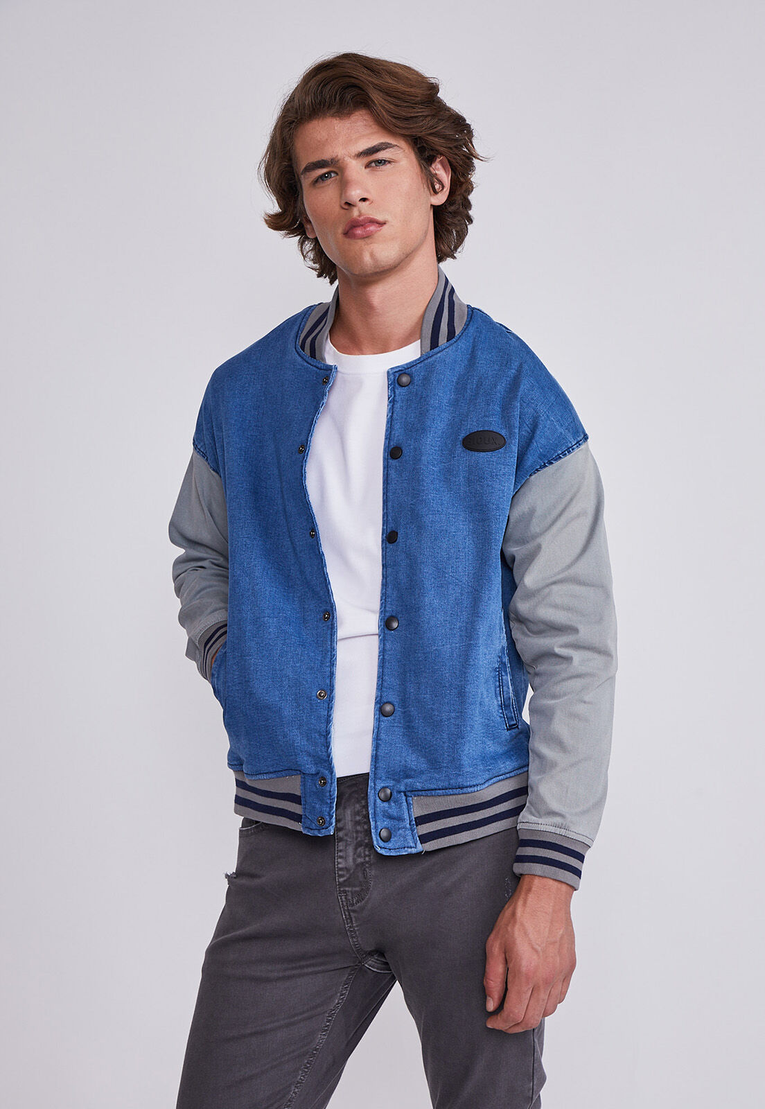 Chaqueta jeans hombre clearance